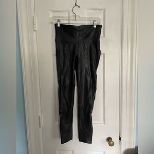 Spanx faux leather leggings